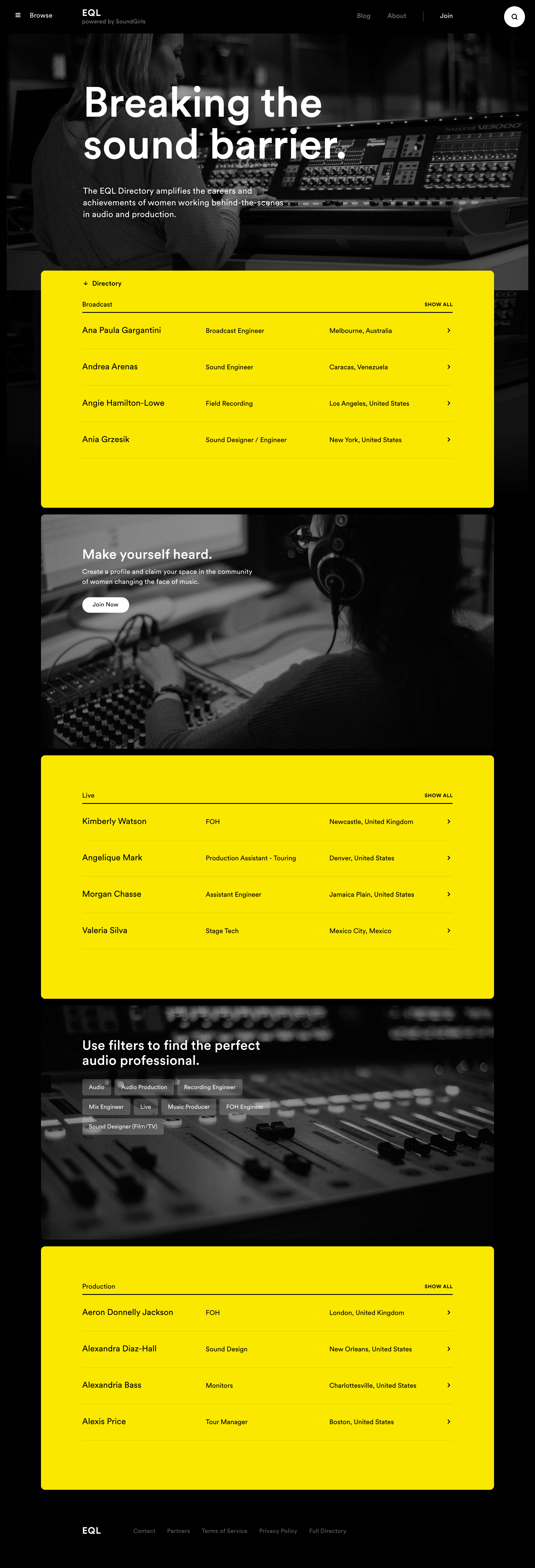 The EQL Directory